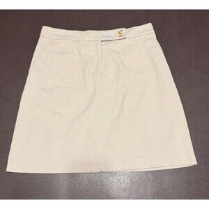Tommy Hilfiger Women’s Skirt Khaki Chino - Size 10 - 100% Cotton, Knee Length